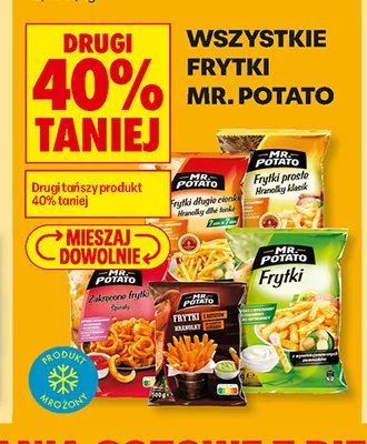 Frytki Mr. Potato promocja w Biedronka