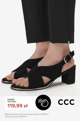 Sandały Lasocki promocja w CCC