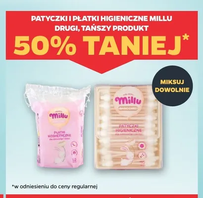 Patyczki higieniczne Millu promocja w Netto