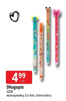 Długopis wymazywalny Happy Color promocja w Leclerc