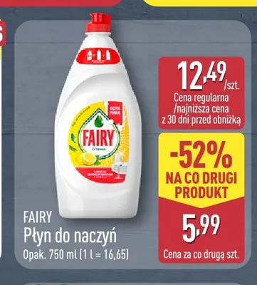 Płyn do naczyń Fairy promocja w Aldi