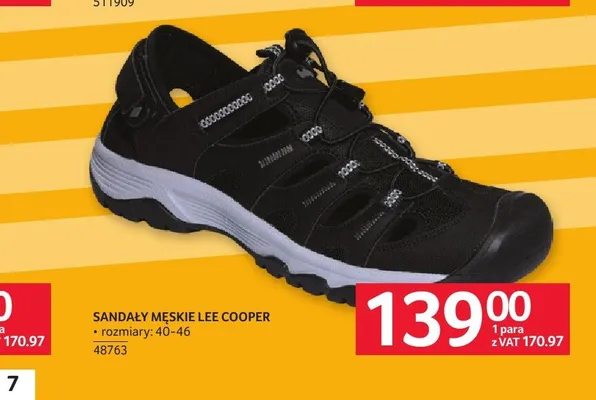 Sandały męskie Lee Cooper promocja w Selgros