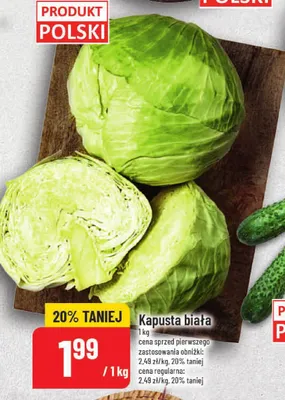Kapusta biała promocja w POLOmarket