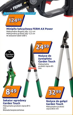 Sekator ogrodowy promocja w Action
