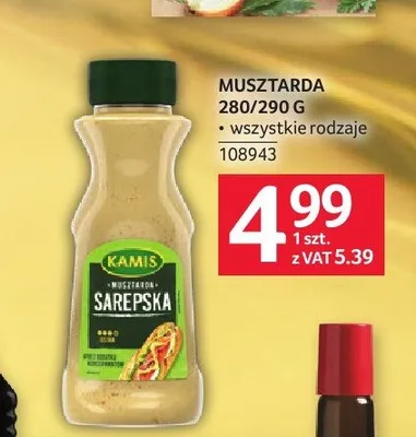 Musztarda Sarepska Kamis promocja w Selgros