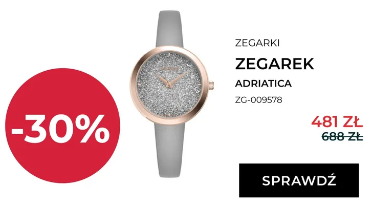 Zegarek Adriatica ZG-009578 promocja w Briju