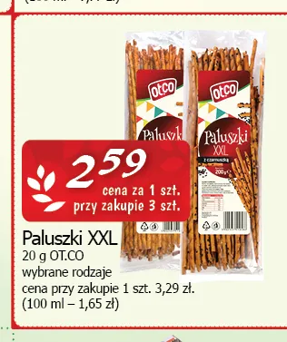 Paluszki XXL Otco promocja w CEZAR Delikatesy