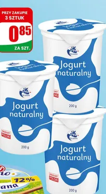 Jogurt naturalny  promocja w Dino