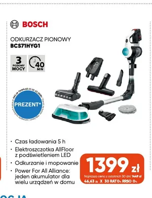 Odkurzacz pionowy BCS71HYG1 Bosch promocja w Max Elektro