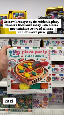 Zestaw kreatywny Play Creative Pizza Party promocja w Pepco