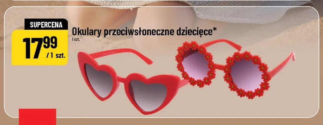 Okulary przeciwsłoneczne dziecięce promocja w POLOmarket