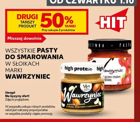 Pasty do smarowania w słoikach marki Wawrzyniec promocja w Kaufland