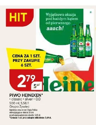 Piwo bezalkoholowe Heineken promocja w Chata Polska