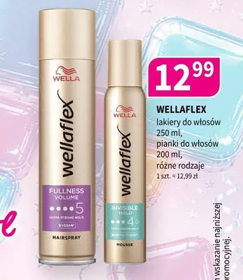 Pianka do włosów Wella Wellaflex promocja w Drogerie Polskie