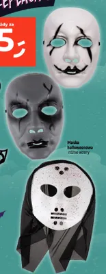 Maska halloweenowa promocja w Dealz