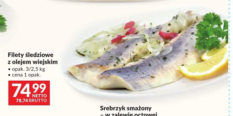 Filety śledziowe z olejem wiejskim SEKO promocja w Makro
