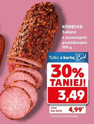 Salami z suszonymi pomidorami promocja w Kaufland