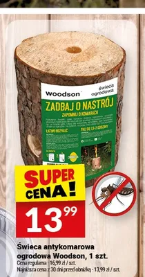 Świeca antykomarowa ogrodowa Woodson promocja w Twój Market