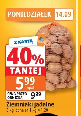 Ziemniaki jadalne promocja w Leclerc