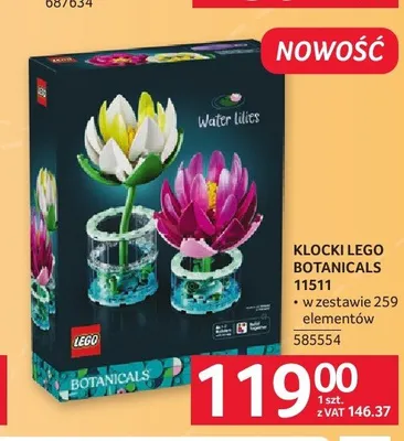 Klocki LEGO Botanicals 11511 promocja w Selgros