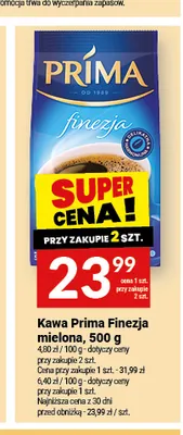 Kawa mielona Prima Finezja promocja w Twój Market
