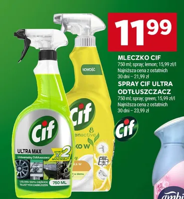 Spray Cif Ultra odtłuszczacz promocja w Stokrotka