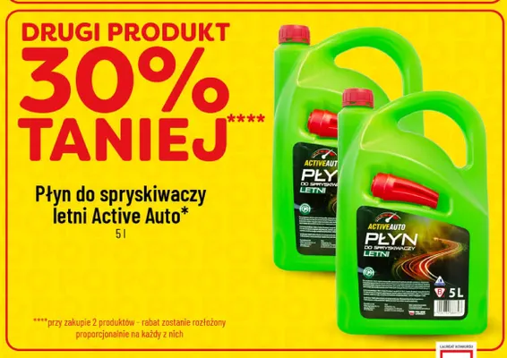 Płyn do spryskiwaczy letni Active Auto promocja w POLOmarket