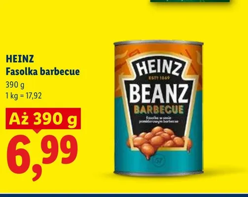 Fasolka barbecue HEINZ promocja w Lidl