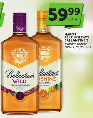Napój alkoholowy Ballantine's Sunshine promocja w Groszek