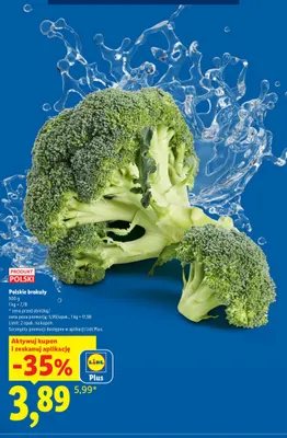 Brokuły polskie promocja w Lidl
