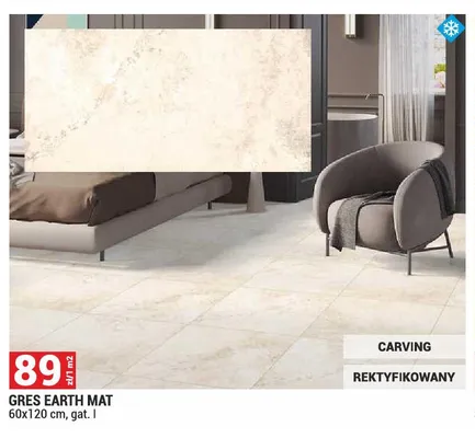 Gres Earth Mat 60x120cm gat. I promocja w Merkury Market