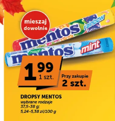 Dropsy Mentos promocja w Groszek