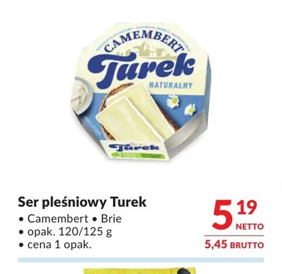 Ser pleśniowy Turek Camembert promocja w Makro