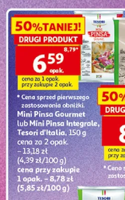 Mini Pinsa Integrale Tesori d'Italia promocja w Auchan