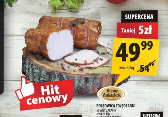 Polędwica z wędzarni Mięsny Zakątek promocja w Arhelan