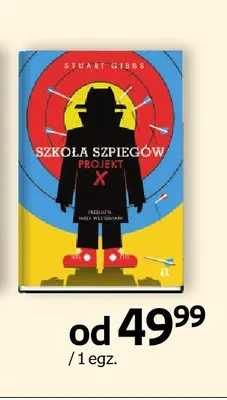 Książka Szkoła szpiegów Projekt X Stuart Gibbs promocja w Empik