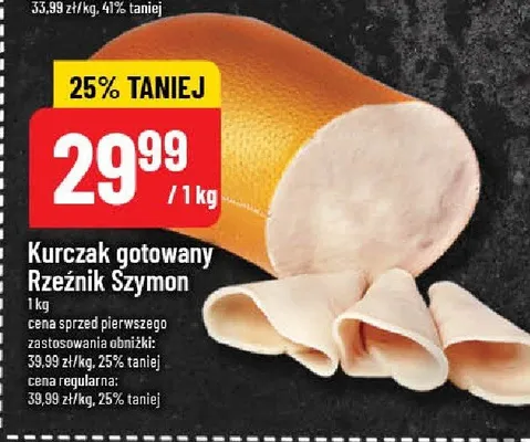 Kurczak gotowany Rzeźnik Szymon promocja w POLOmarket
