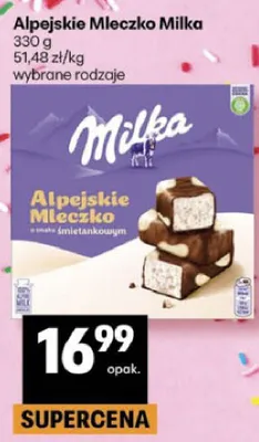 Czekolada alpejskie mleczko promocja w Delikatesy Centrum