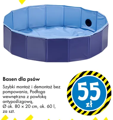 Basen dla psów promocja w Tedi
