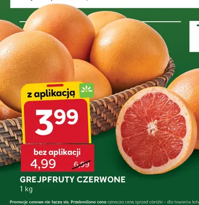Grejpfruty czerwone promocja w Stokrotka