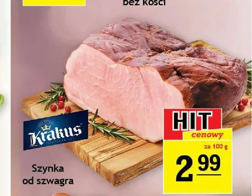 Szynka od szwagra Krakus promocja w Gram Market