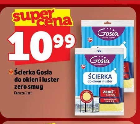 Ścierka do okien i luster Gosia promocja w TOPAZ