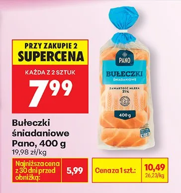 Bułeczki śniadaniowe promocja w Biedronka