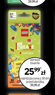 Książka LEGO Re-Create Zwierzęta oprawa twarda promocja w Empik