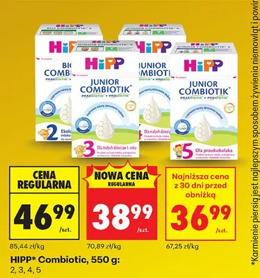 Mleko Combiotic, 550 g: 2, 3, 4, 5 promocja w Biedronka