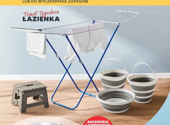 Suszarka na pranie stojąca promocja w Netto