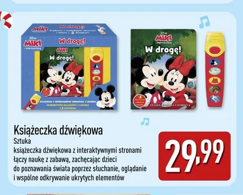 Książeczka dźwiękowa promocja w Aldi