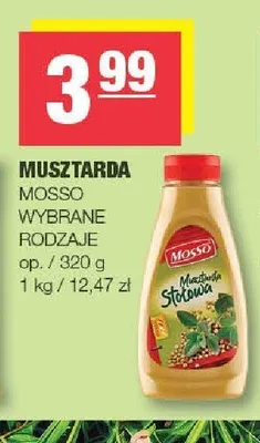 Musztarda Stołowa Mosso promocja w SPAR