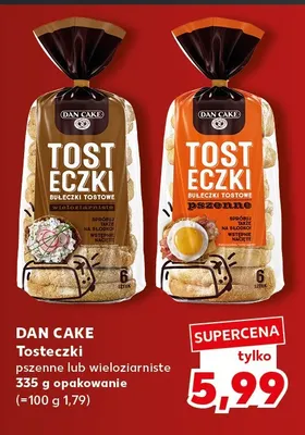 Tosteczki wieloziarniste Dan Cake promocja w Kaufland