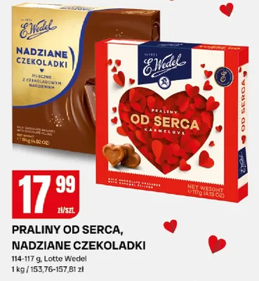 Pralinki od serca, nadziane czekoladki promocja w Chorten